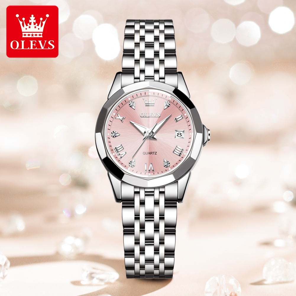 High Jewelry Watches - นาฬิกา OLEVS 9931 ของแท้สำหรับผู้หญิง คุณภาพสูง ตัวเรือนสแตนเลสแท้
