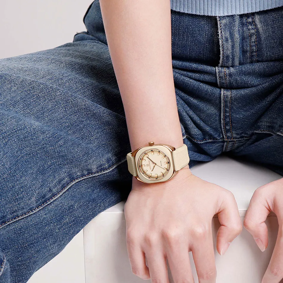 High Jewelry Watches - นาฬิกาข้อมือควอตซ์ NAVIFORCE 5061 แบรนด์ดัง ดีไซน์หรูหรา แฟชั่นสำหรับผู้หญิง