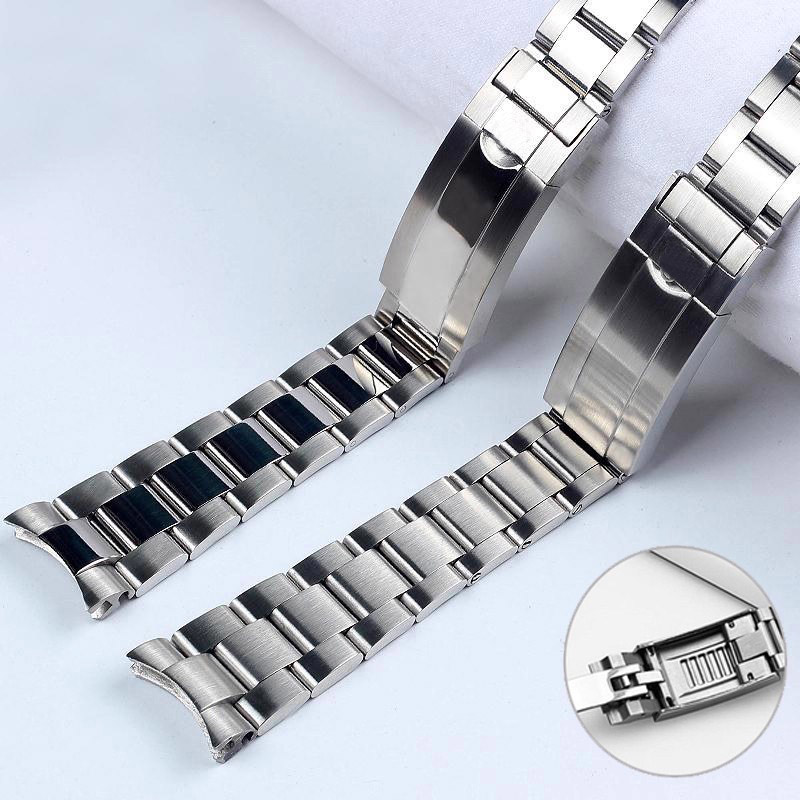 Jewelry Rolex Watches - 20 มม.สร้อยข้อมือโลหะสำหรับออสเตอร์สแตนเลสสตีลสำหรับโรเล็กซ์ ซับมารีนเนอร์ เดย์โทนา GMT ผู้ชายธุรกิจนาฬิกาสร้อยข้อมือสายคล้อง