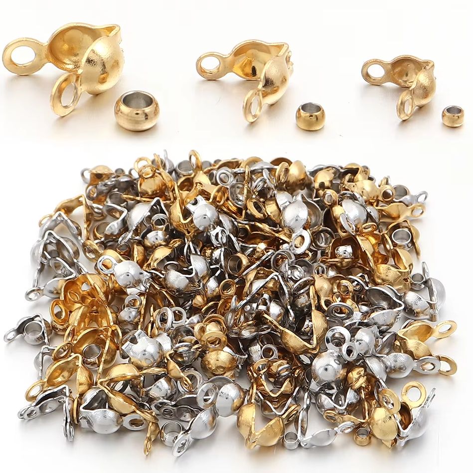 Charm Bracelet Beads - ชุดอุปกรณ์ทำเครื่องประดับ DIY จำนวน 40-200 ชิ้น ประกอบด้วยตัวเชื่อมสแตนเลส