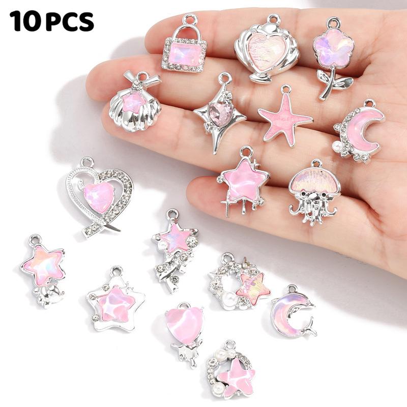 จี้รูปดาวและพระจันทร์โลหะผสม ป - Moon Star Earrings บทวิจารณ์และราคา