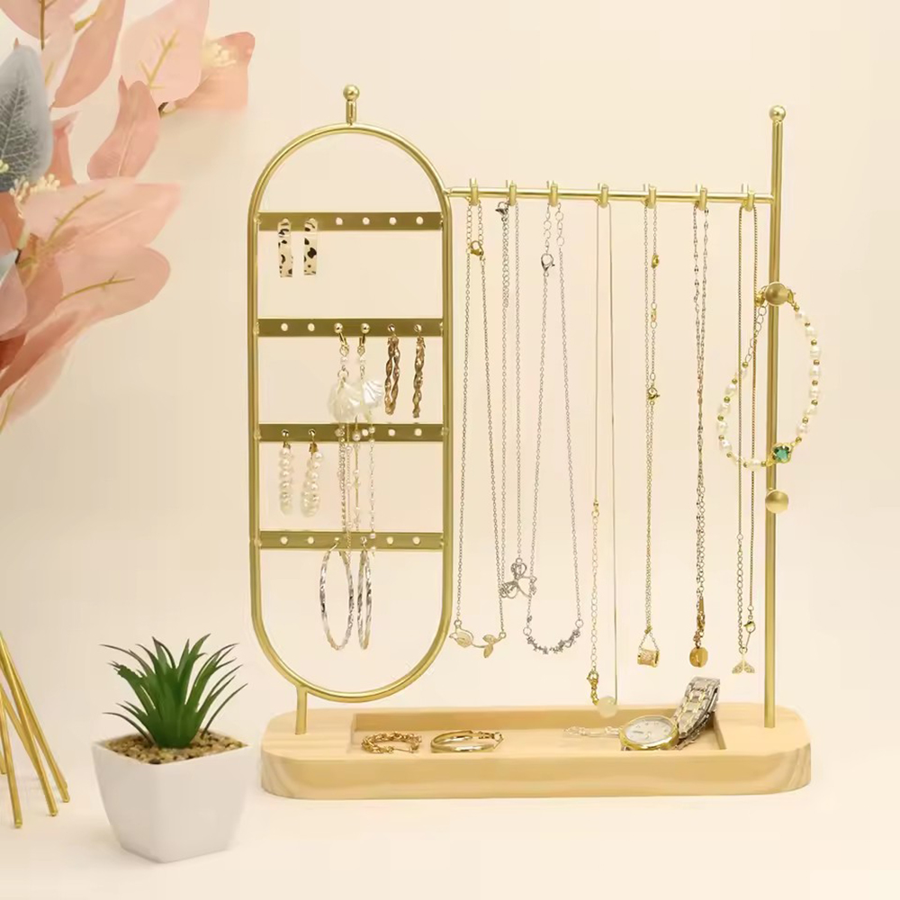 ชั้นวางเครื่องประดับฐานไม้เนื้ - Jewelry And Watches Stores บทวิจารณ์และราคา