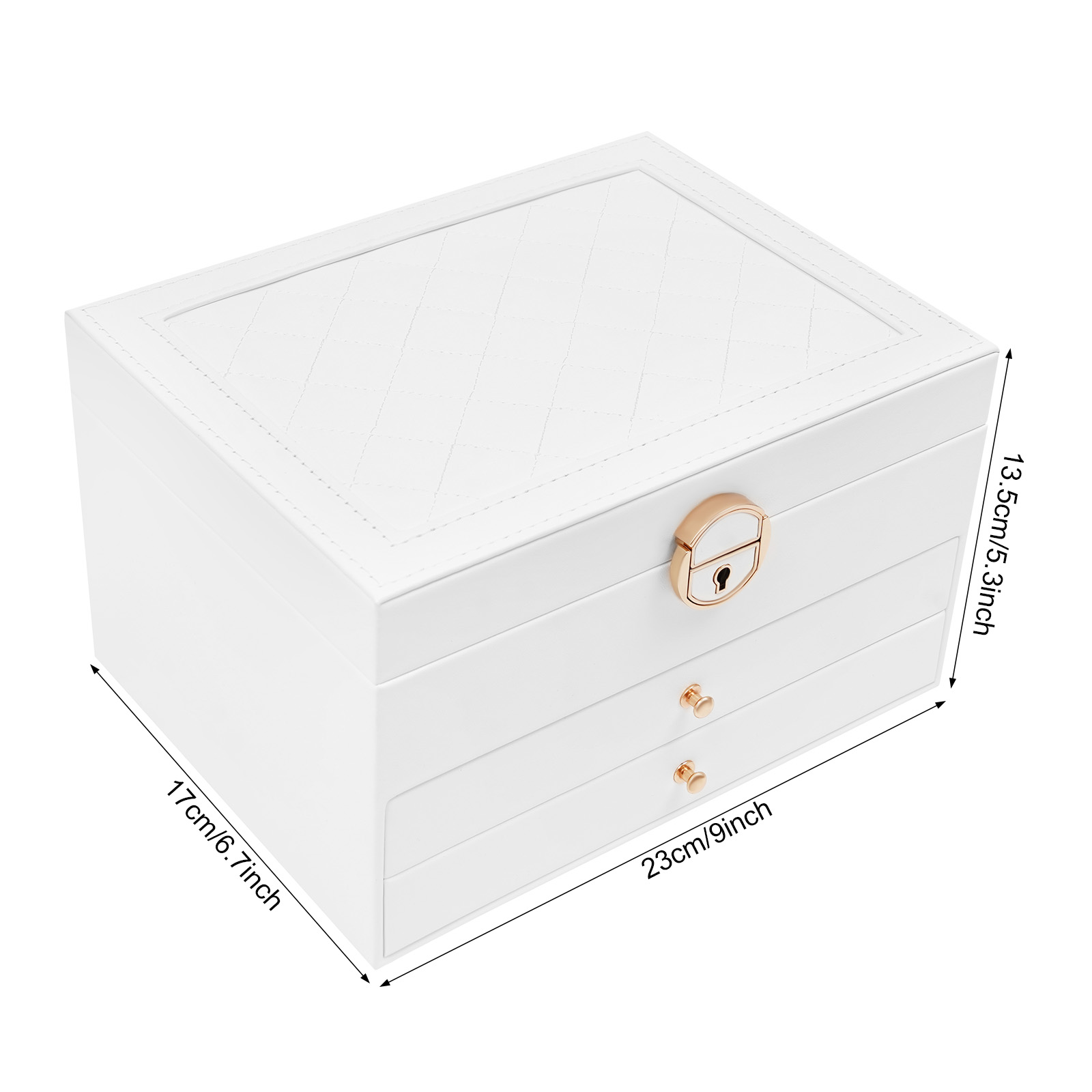 กล่องเก็บเครื่องประดับ 3 ชั้น, - Jewelry And Watches Stores บทวิจารณ์และราคา