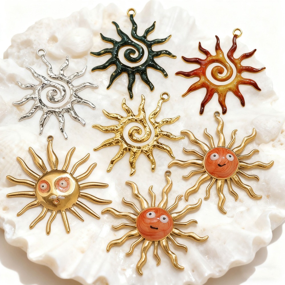 5 ชิ้น สแตนเลสสตีล วินเทจ ลายเ - Moon Star Earrings บทวิจารณ์และราคา