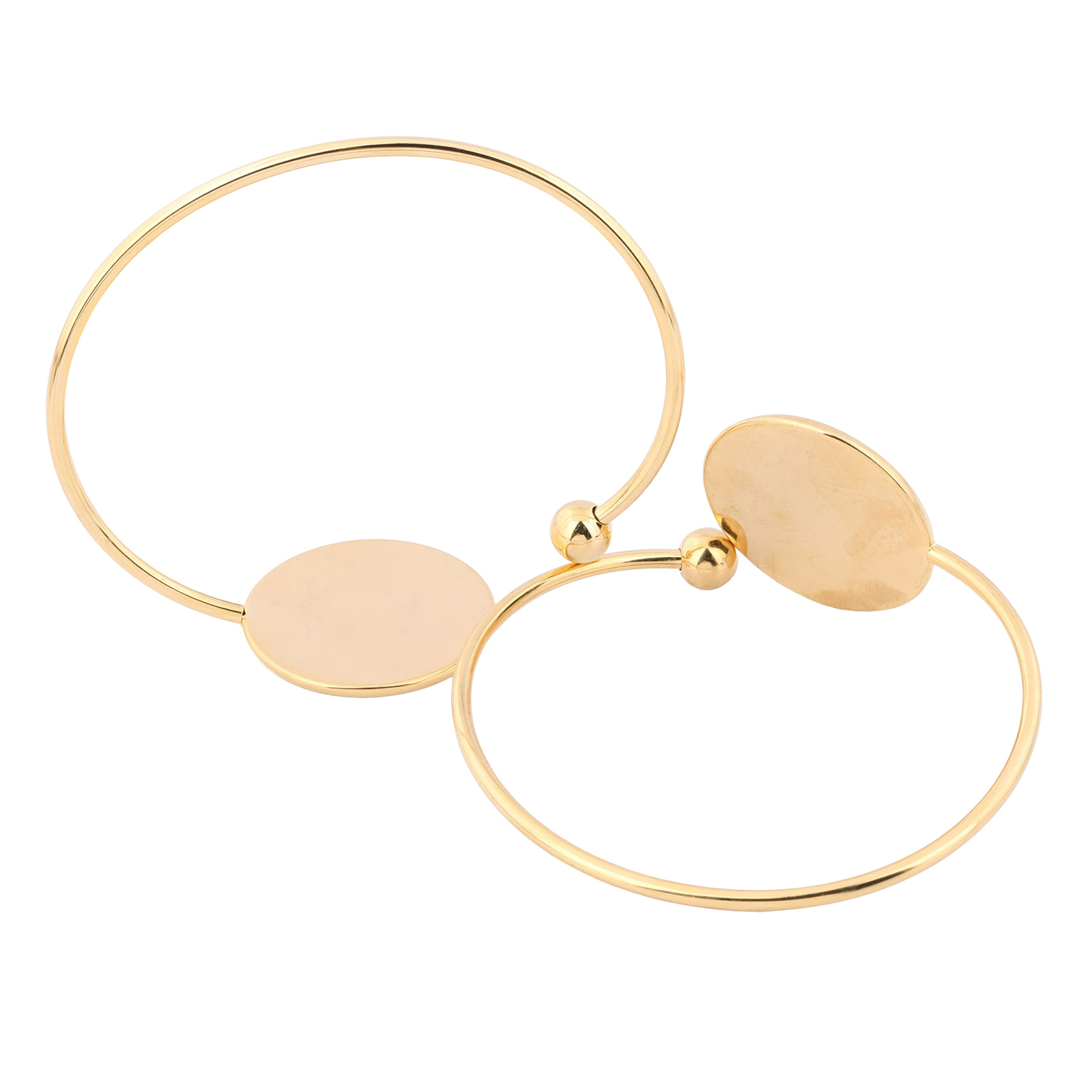 ตัวเรือนกำไลข้อมือแบบคาโบชองขน - Cuff Bangle Bracelet บทวิจารณ์และราคา