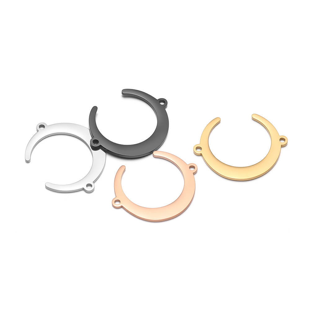 จี้รูปพระจันทร์สแตนเลส 5 ชิ้น  - Moon Star Earrings บทวิจารณ์และราคา