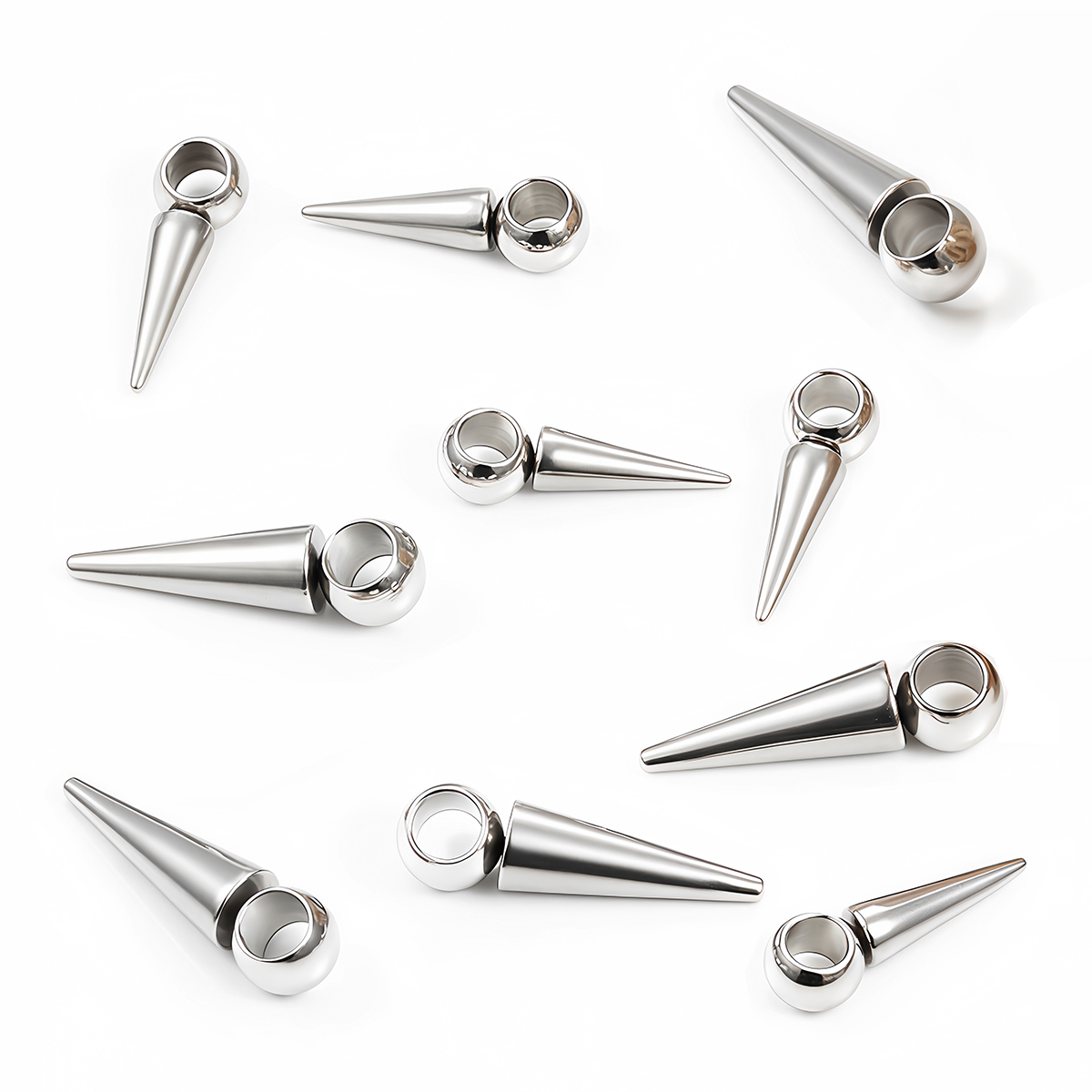 จี้รูปกรวยสไตล์เรโทร 10 ชิ้น ท - Moon Star Earrings บทวิจารณ์และราคา