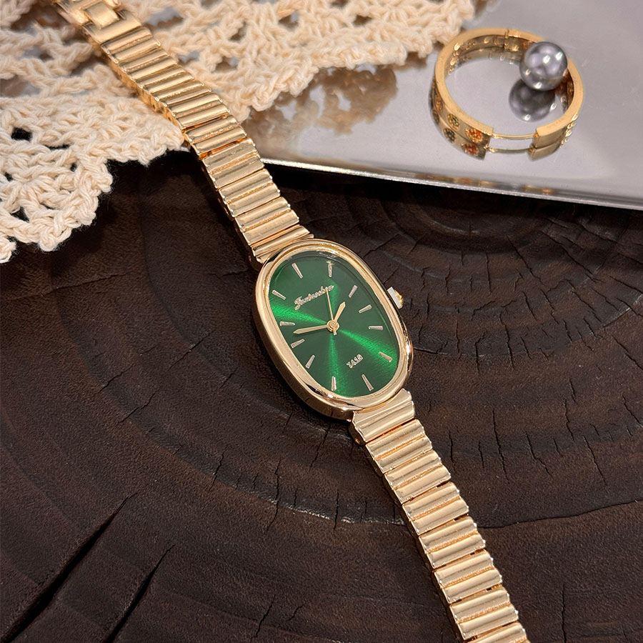 นาฬิกาควอตซ์ทรงรีสไตล์เรโทรสีท - High Jewelry Watches บทวิจารณ์และราคา