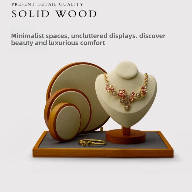 ถาดโชว์เครื่องประดับไม้เนื้อแข - Jewelry And Watches Stores บทวิจารณ์และราคา