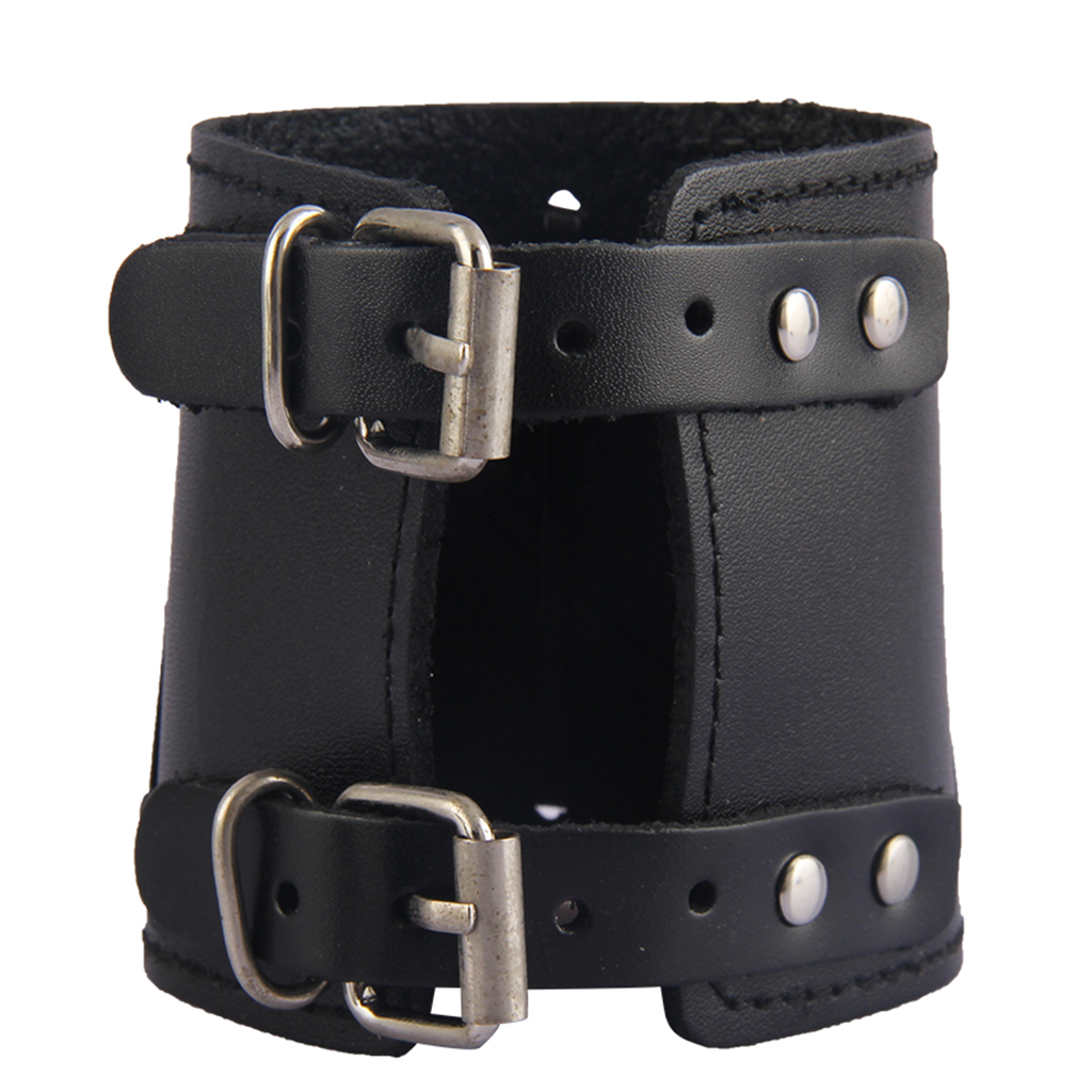 PUหนังแขนArmour Cuffสายรัดข้อม - Cuff Bangle Bracelet บทวิจารณ์และราคา