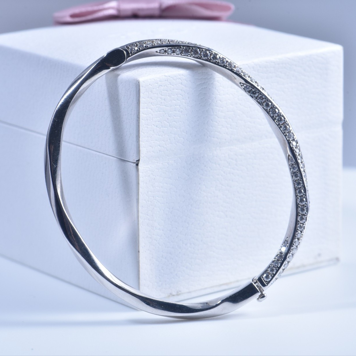กำไลข้อมือเงินแท้ s925 สำหรับผ - Cuff Bangle Bracelet บทวิจารณ์และราคา