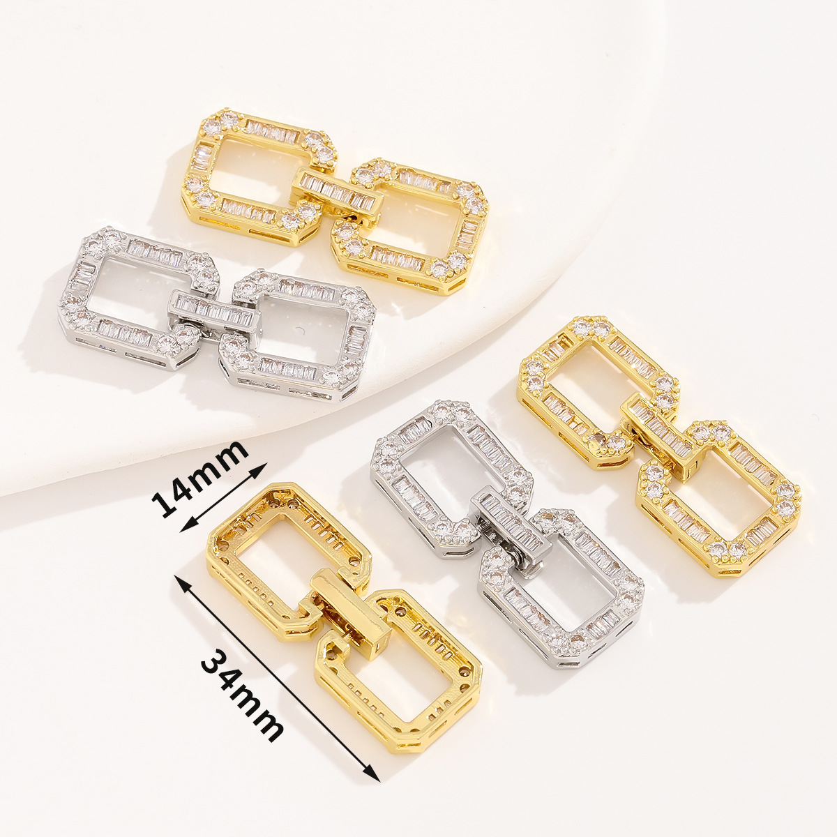ตัวล็อคแบบตัวหนีบชุบทอง 18K ยี - Charm Bracelet Beads บทวิจารณ์และราคา