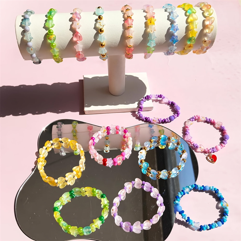 ลูกปัดทำมือ 610 ชิ้น 24 ช่อง ร - Moon Star Earrings บทวิจารณ์และราคา