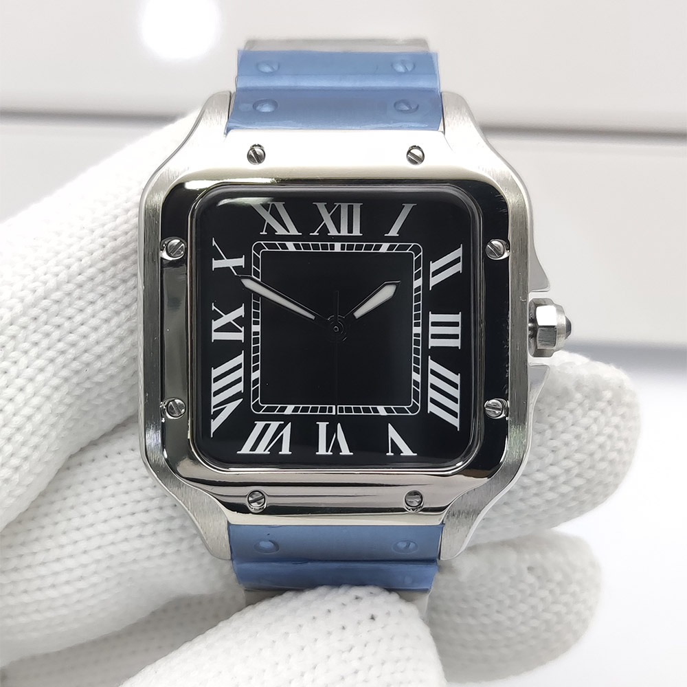 นาฬิกาผู้ชาย ตัวเรือนทรงเหลี่ย - Cartier Watch Santos บทวิจารณ์และราคา